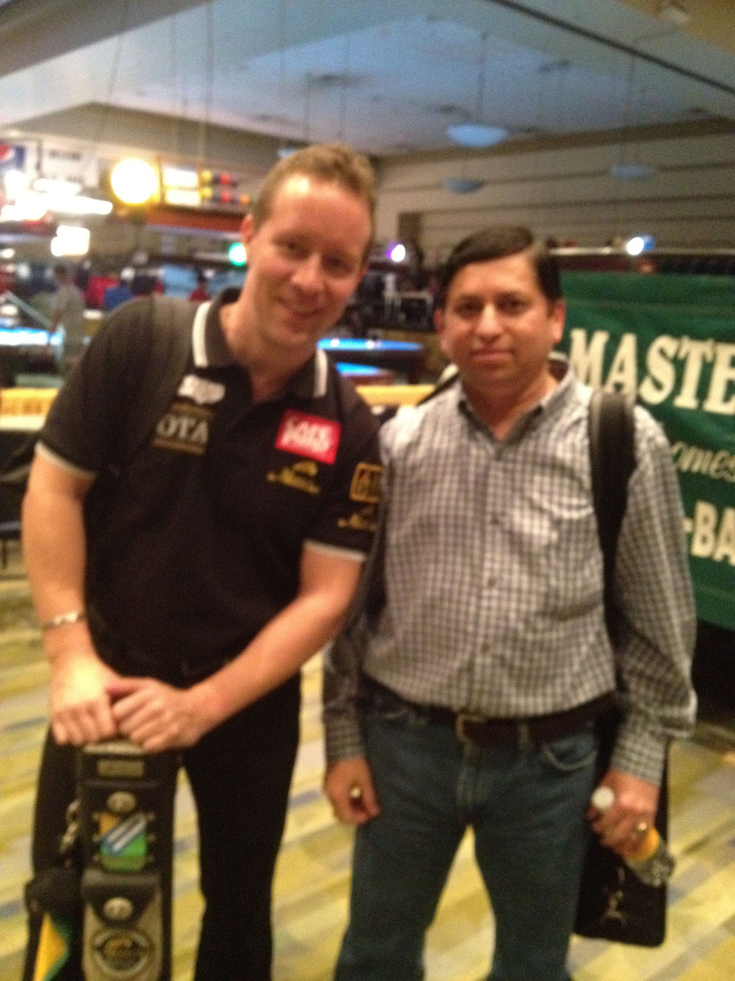With Mika Immonen 2 times US 9 Ball Champion With Mika Immonen 2 times US 9 Ball Champion